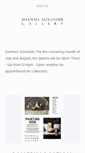 Mobile Screenshot of maxwellalexandergallery.com